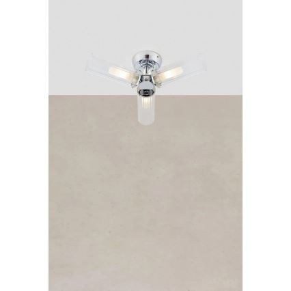 Markslöjd 109237 - Vannitoa pinnapealne laelamp RIMINI 3xG9/20W/230V IP44 läikiv kroom