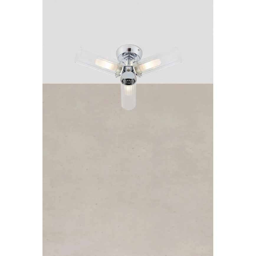Markslöjd 109237 - Vannitoa pinnapealne laelamp RIMINI 3xG9/20W/230V IP44 läikiv kroom