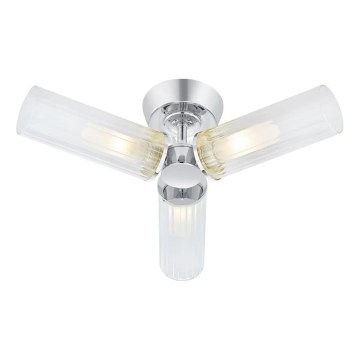 Markslöjd 109237 - Vannitoa pinnapealne laelamp RIMINI 3xG9/20W/230V IP44 läikiv kroom