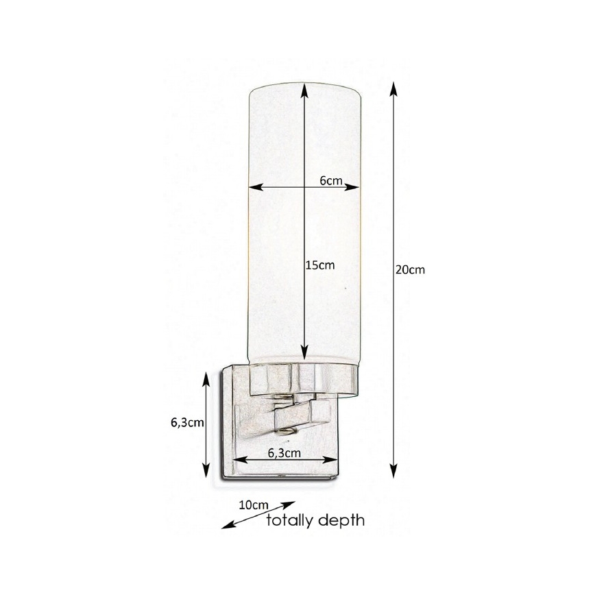 Markslöjd 234744 - Vannitoa seinavalgusti STELLA 1xE14/40W/230V