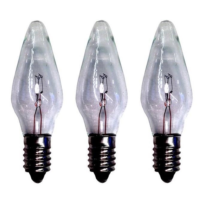 Markslöjd 702323 - KOMPLEKT 3x Tööstuslik Jõuluteemaline pirn RESERVLAMPA E10/3W/55V
