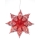 Markslöjd 702561 - Jõulukaunistus HALL 1xE14/25W/230V valge 70 cm punane