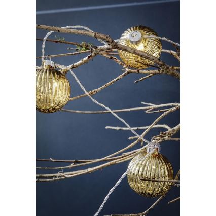 Markslöjd 703781 - LED Jõuluteemaline valguskett BIGSOLO 10xLED/0,6W/4,5V