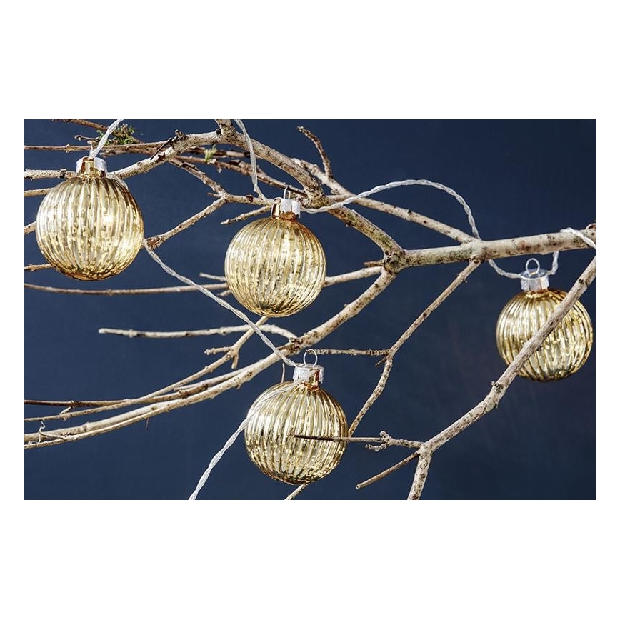 Markslöjd 703781 - LED Jõuluteemaline valguskett BIGSOLO 10xLED/0,6W/4,5V