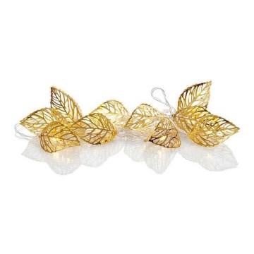 Markslöjd 703859 - LED dekoratiivne valguskett LEAF LED/3xAA 1,85m soe valge