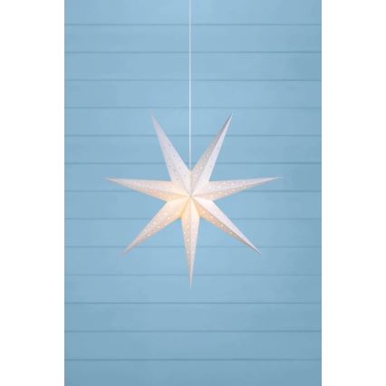 Markslöjd 703876 - Jõulukaunistus SOLVALLA 1xE14/25W/230V Ø 75 cm valge