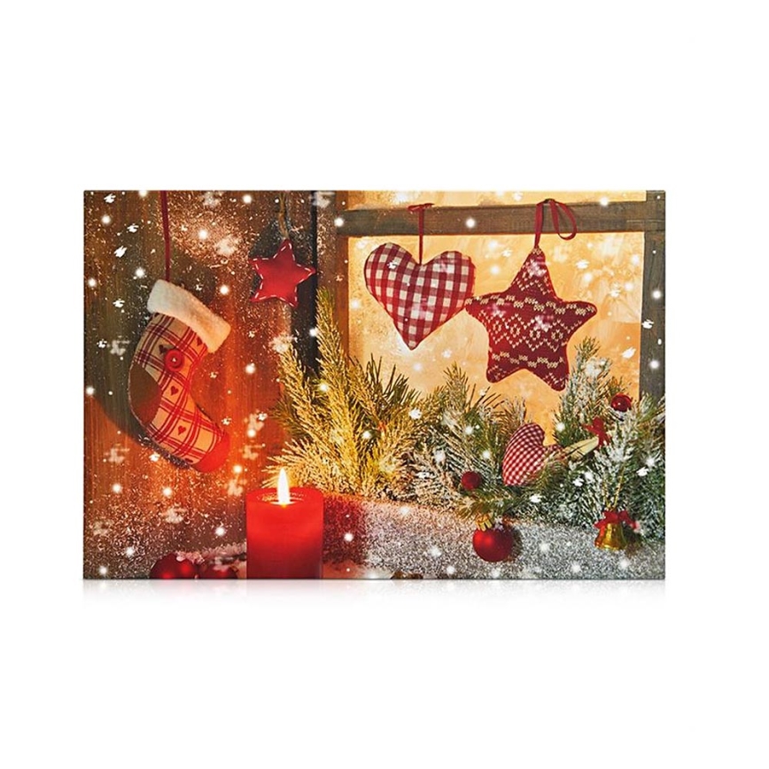 Markslöjd 704359 - LED Dekoratiivne pilt CANVAS LED/0,18W/3xAA