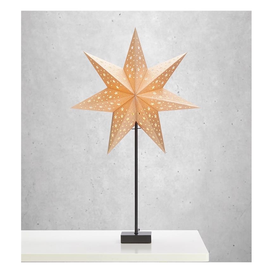 Markslöjd 704454 - Jõulukaunistus SOLVALLA 1xE14/25W/230V kuldne 69 cm