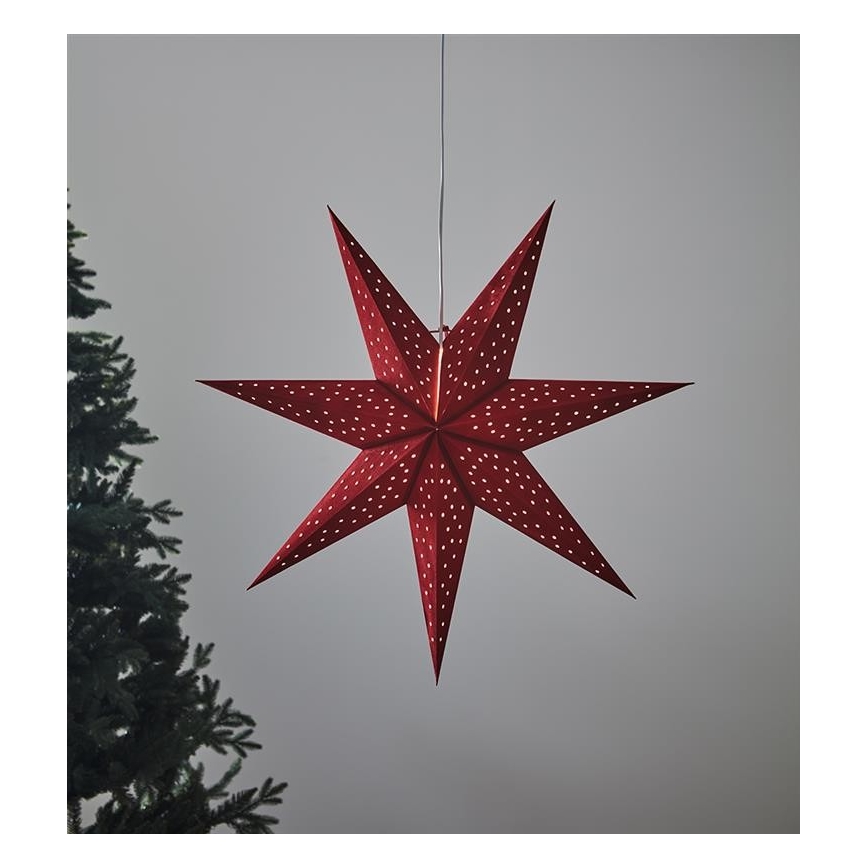 Markslöjd 704902 - Jõulukaunistus CLARA 1xE14/6W/230V 75 cm punane