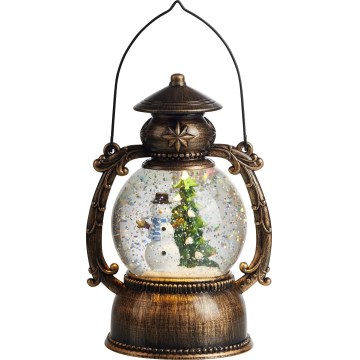 Markslöjd 705053 - LED-jõulukaunistus LOTHAR LED/0,15W/3xAA pronksist latern