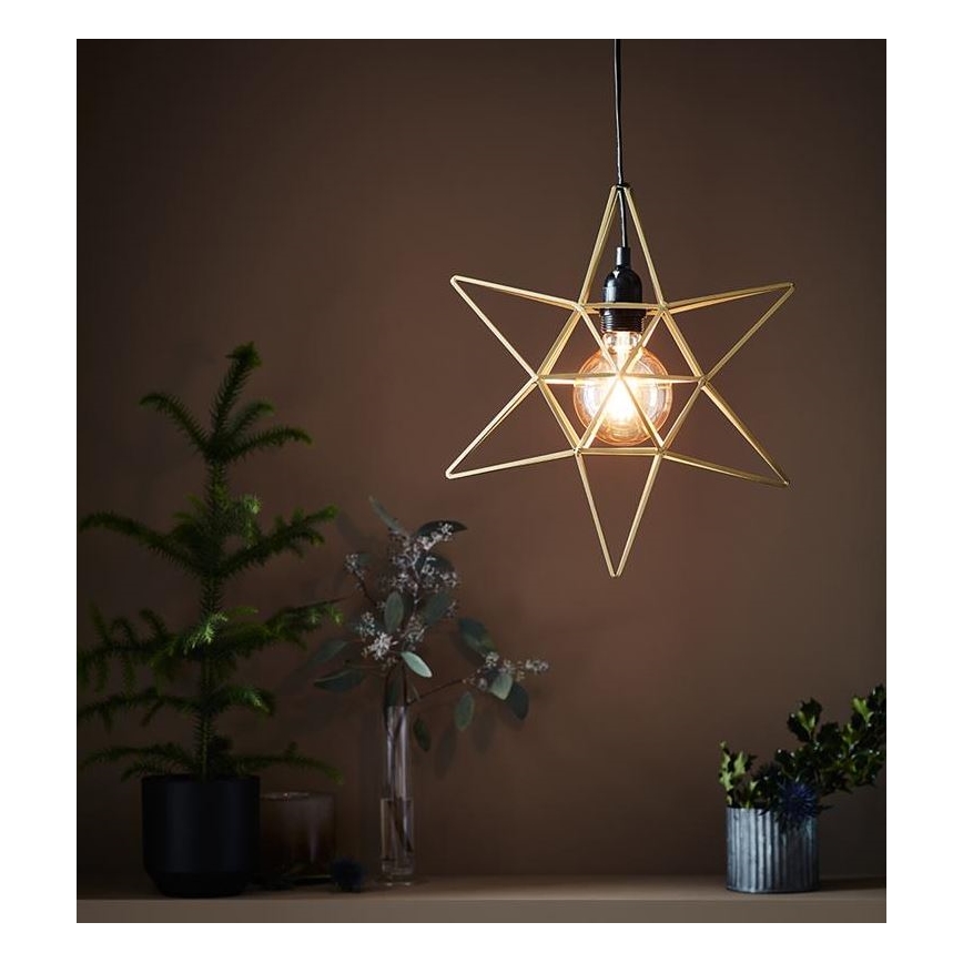 Markslöjd 705298 - Jõulukaunistus CONTOUR 1xE27/40W/230V kuldne