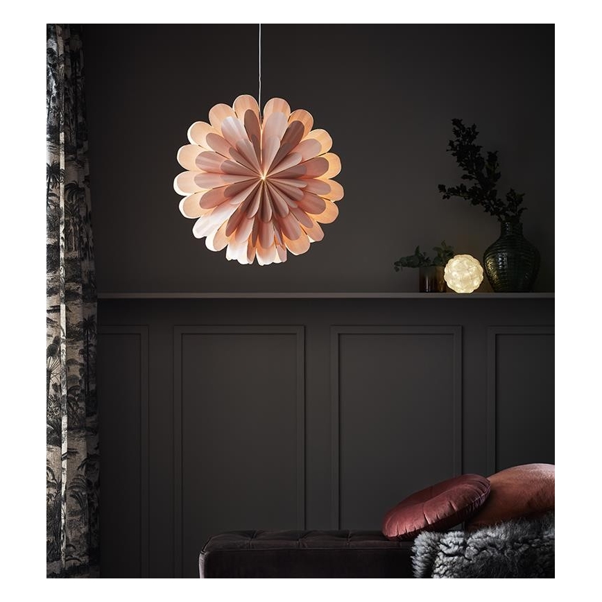 Markslöjd 705307 - Jõulukaunistus MARIGOLD 1xE14/25W/230V 60 cm roosa