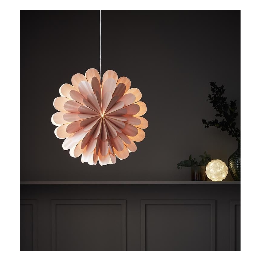 Markslöjd 705307 - Jõulukaunistus MARIGOLD 1xE14/25W/230V 60 cm roosa