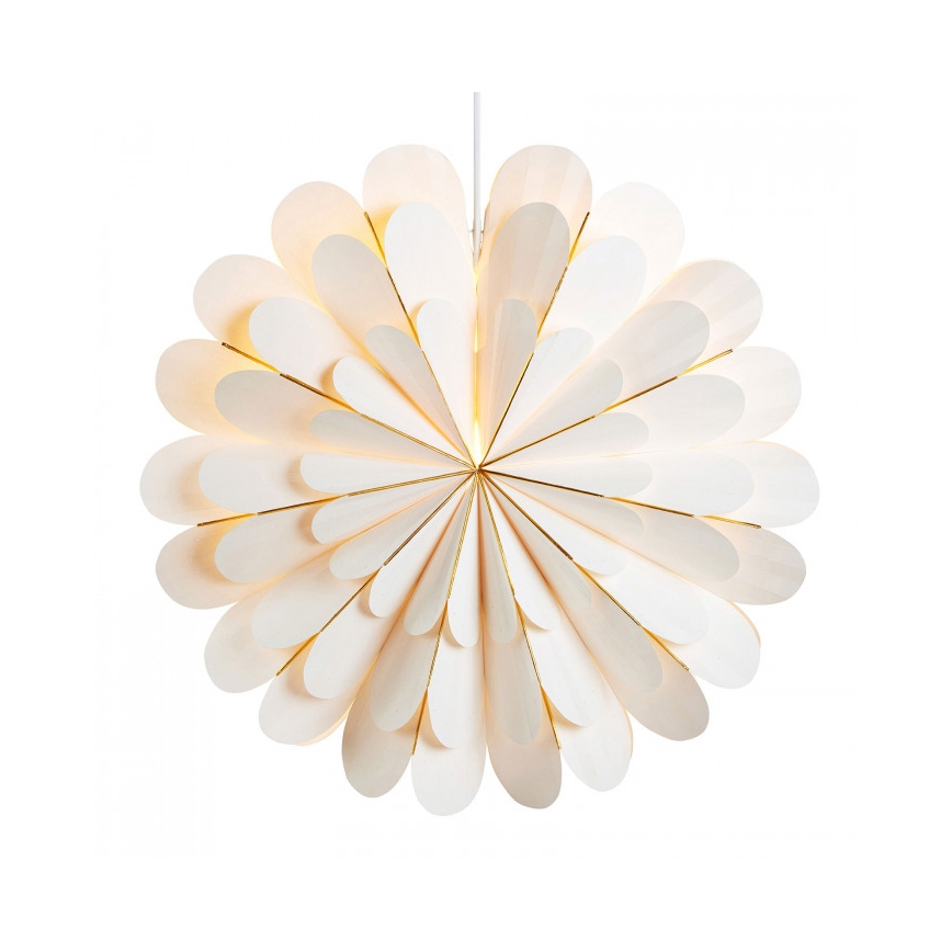 Markslöjd 705309 - Jõulukaunistus MARIGOLD 1xE14/25W/230V d. 60 cm valge