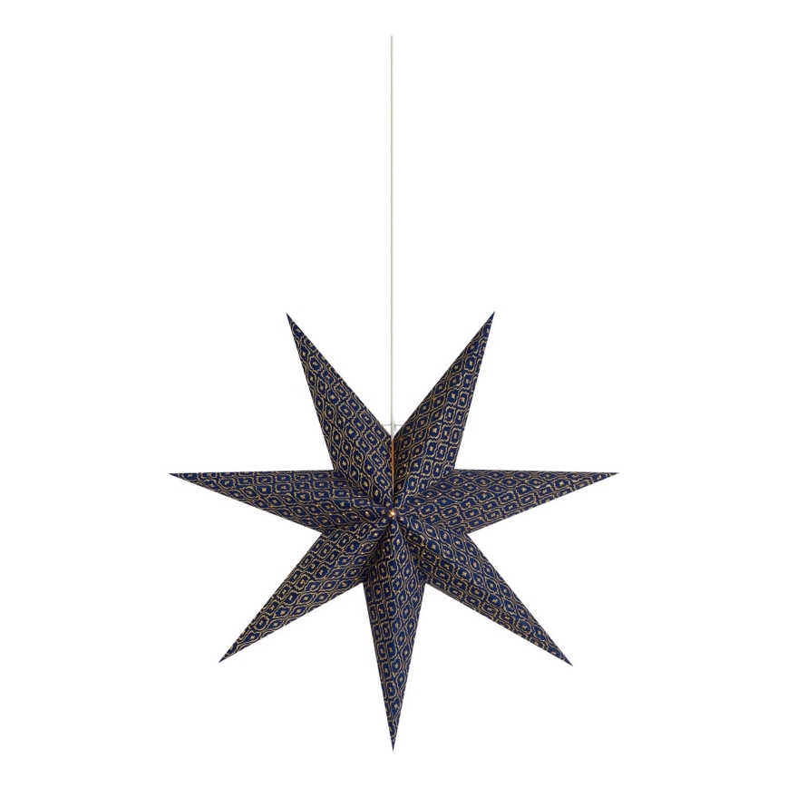 Markslöjd 705317 - Jõulukaunistus BAROQUE 1xE14/25W/230V läbimõõt 75 cm sinine