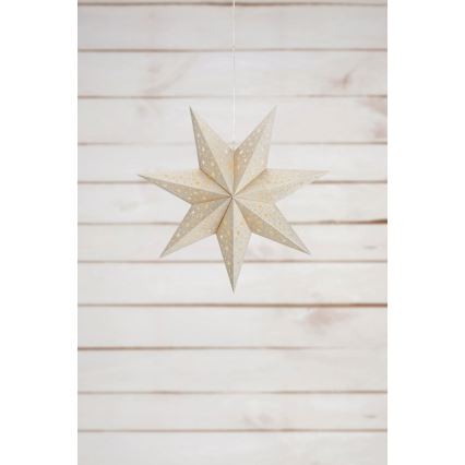 Markslöjd 705610 - LED-jõulukaunistus BLANK LED/0,2W/3xAA läbimõõt 45 cm kuldne