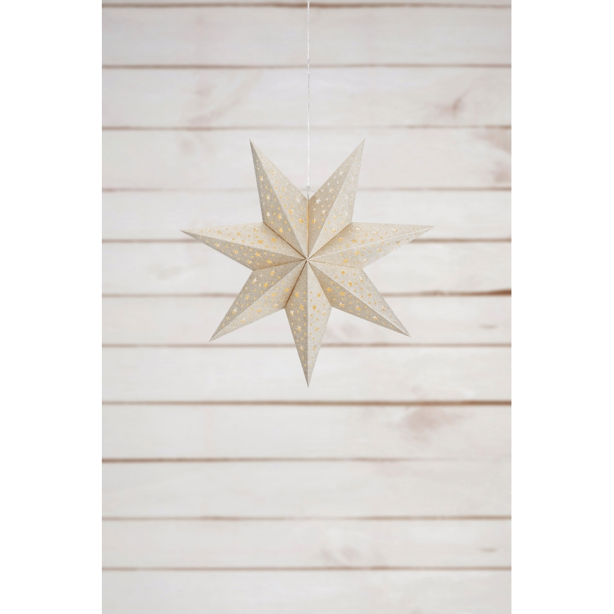Markslöjd 705610 - LED-jõulukaunistus BLANK LED/0,2W/3xAA läbimõõt 45 cm kuldne
