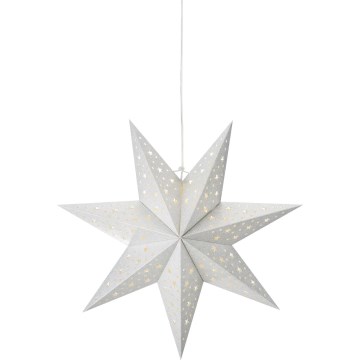 Markslöjd 705612 - LED jõulukaunistus BLANK LED/0,2W/3xAA, läbimõõt 45 cm, hõbedane