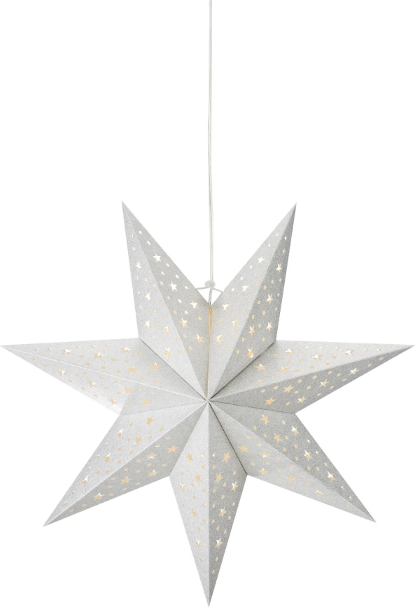 Markslöjd 705612 - LED jõulukaunistus BLANK LED/0,2W/3xAA, läbimõõt 45 cm, hõbedane