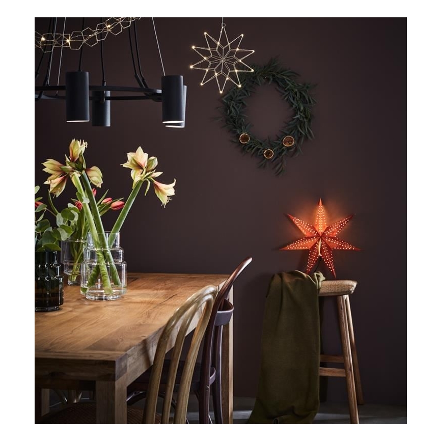 Markslöjd 705758 - Jõuluteemaline küünlajalg BROSA XL 7xE10/3W/230V