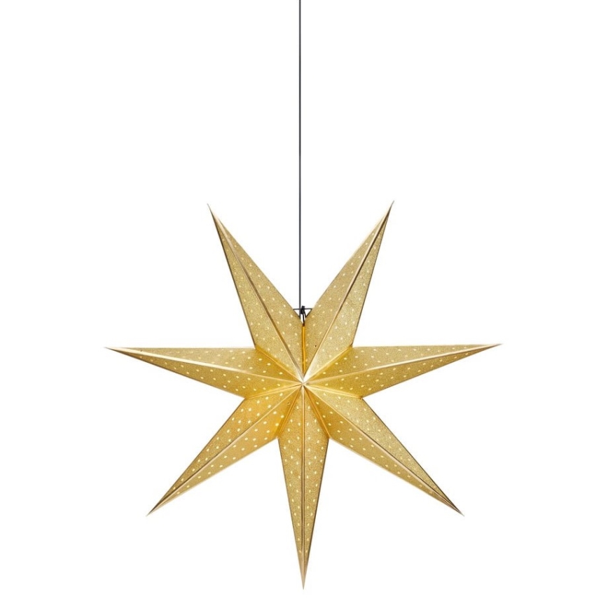 Markslöjd 705790 - Jõulukaunistus GLITTER 1xE14/25W/230V d. 75 cm kuldne