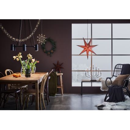 Markslöjd 705808 - Jõulukaunistus EMBLA 1xE14/25W/230V läbimõõt 75 cm pruun