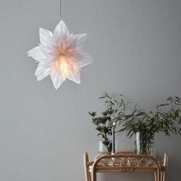 Markslöjd 705836 - Jõulukaunistus NEELA 1xE14/25W/230V, läbimõõt 43 cm, valge