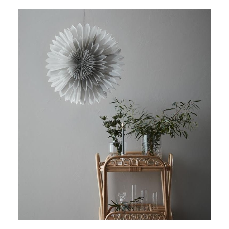 Markslöjd 705841 - Jõulukaunistus SOLINA 1xE14/25W/230V d. 60 cm valge