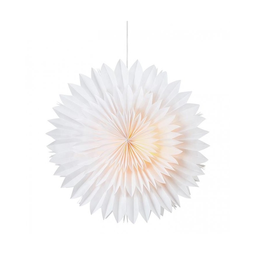 Markslöjd 705842 - Jõulukaunistus SOLINA 1xE14/25W/230V d. 48 cm valge