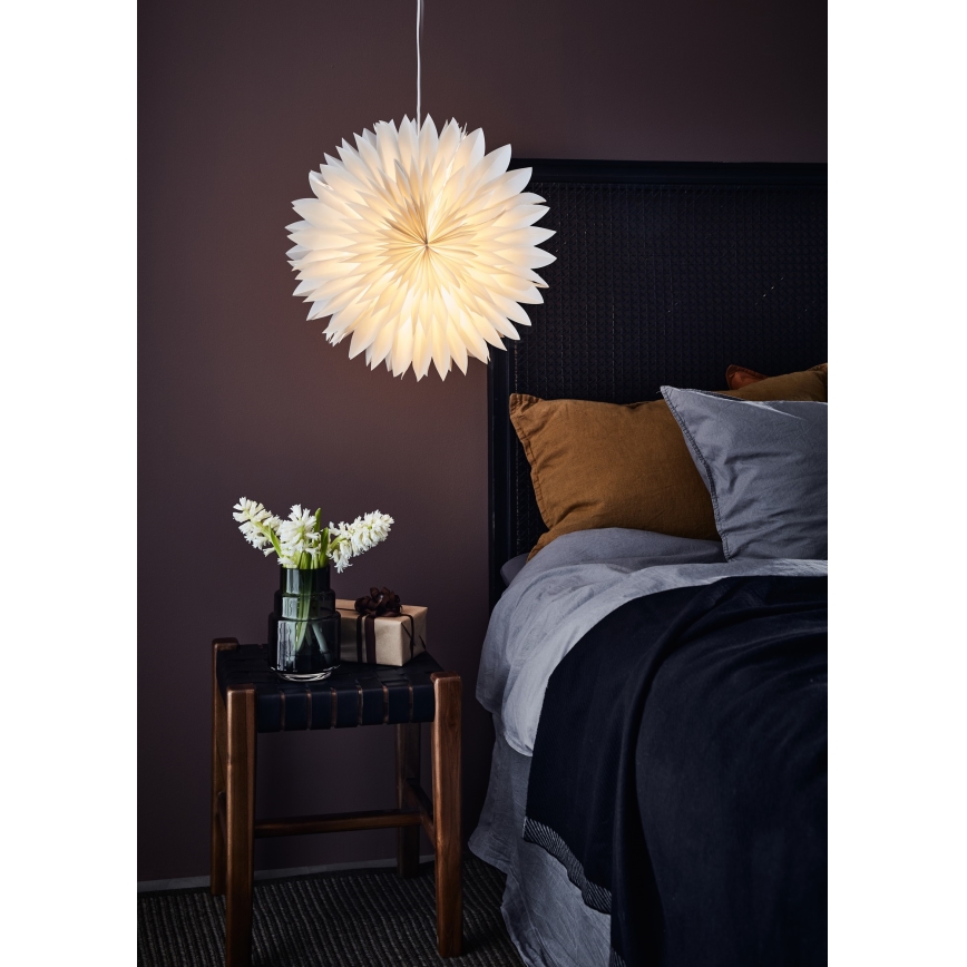 Markslöjd 705843 - Jõulukaunistus SOLINA 1xE14/25W/230V d. 45 cm valge