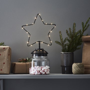 Markslöjd 705854 - LED Jõulukaunistus SWEETIE LED/0,45W/3xAA täht
