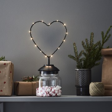 Markslöjd 705855 - LED Jõulukaunistus SWEETIE LED/0,45W/3xAA süda