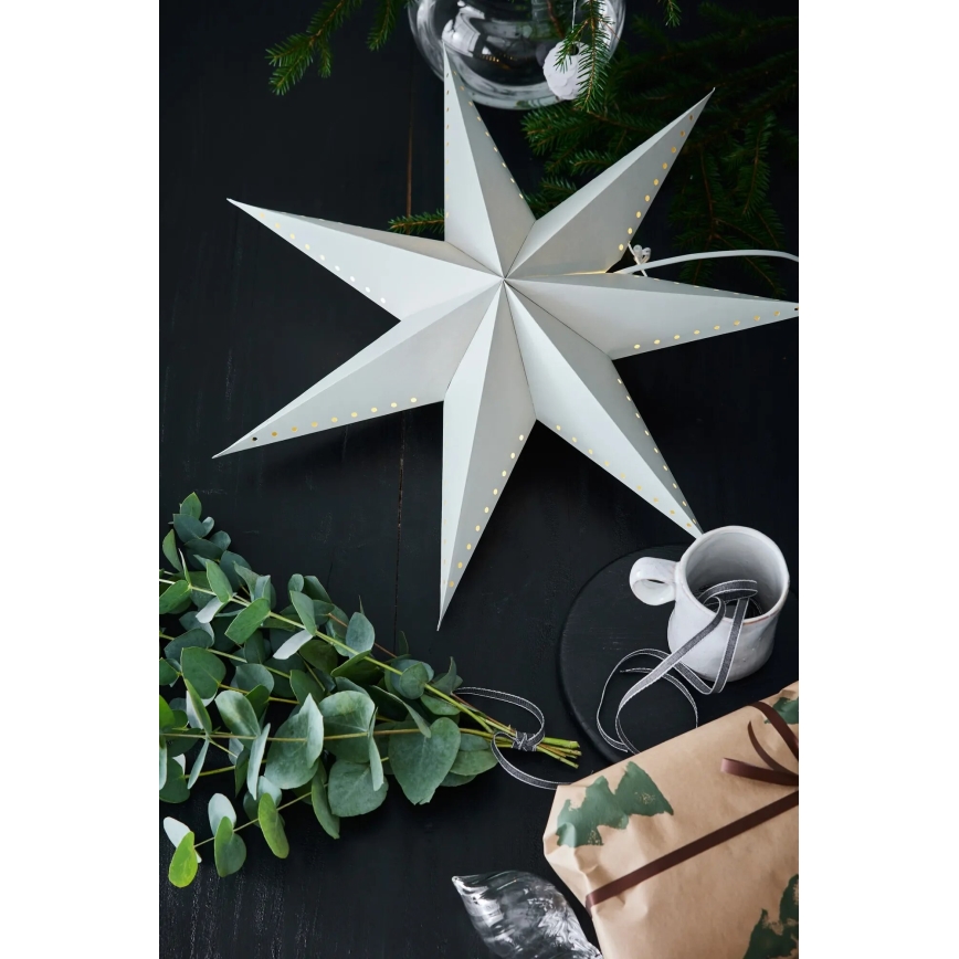 Markslöjd 705930 – Jõulukaunistus LIVELY, 1×E14/6W/230 V, Ø 60 cm, hall