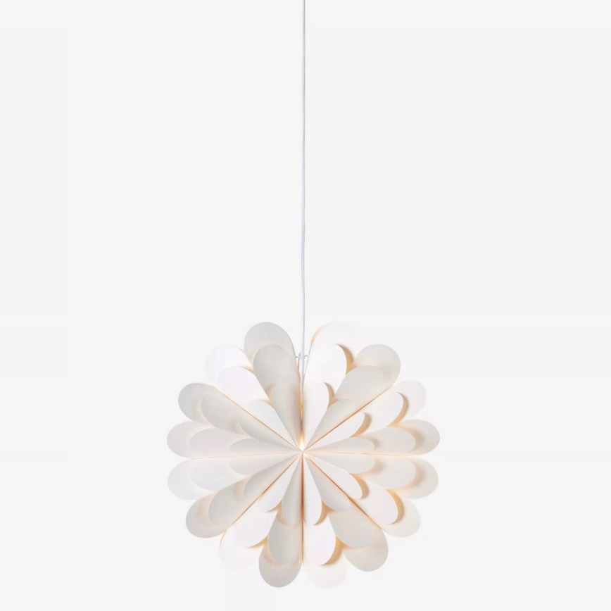Markslöjd 705944 - Jõulukaunistus MARAVILLA 1xE14/25W/230V d. 45 cm valge