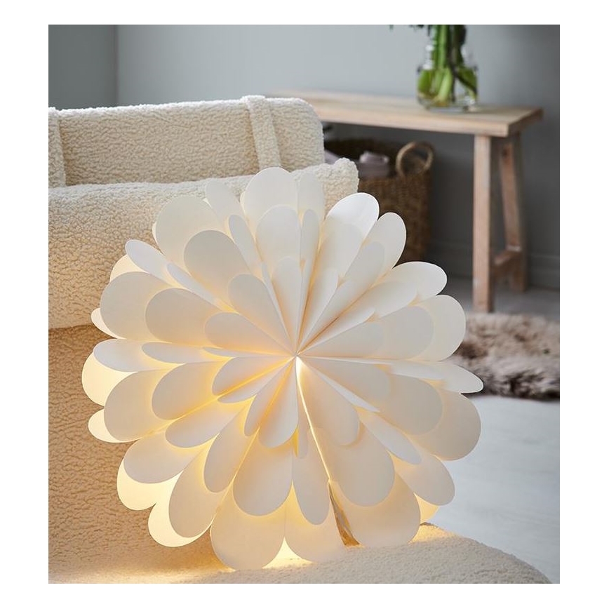 Markslöjd 705945 - Jõulukaunistus MARAVILLA 1xE14/25W/230V d. 60 cm valge