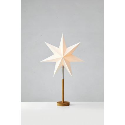 Markslöjd 706213 - SPERANZA jõulukaunistus 1xE14/6W/230V läbimõõt 45 cm mänd/kreem