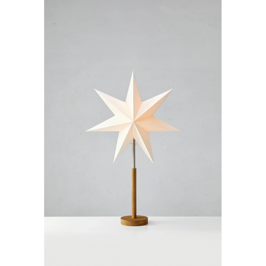 Markslöjd 706213 - SPERANZA jõulukaunistus 1xE14/6W/230V läbimõõt 45 cm mänd/kreem
