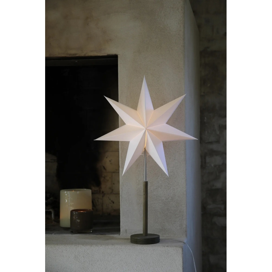 Markslöjd 706214 - Jõulukaunistus SPERANZA 1xE14/6W/230V läbimõõt 45 cm mänd/kreemjas