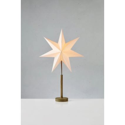 Markslöjd 706214 - Jõulukaunistus SPERANZA 1xE14/6W/230V läbimõõt 45 cm mänd/kreemjas