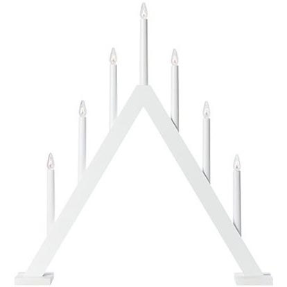 Markslöjd 706225 - Jõuluküünlajalg ARIELE 7xE10/3W/230V valge
