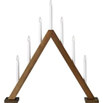 Markslöjd 706226 - Jõuluküünlajalg ARIELE 7xE10/3W/230V puit/valge