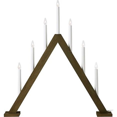 Markslöjd 706227 - Jõuluküünlajalg ARIELE 7xE10/3W/230V puit/valge