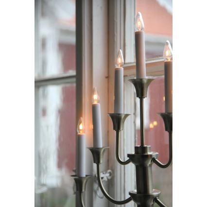 Markslöjd 706282 - Jõuluküünlajalg GYLLING 7xE10/3W/230V messing