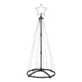 Markslöjd 706328 - LED väljas kasutatav jõulukaunistus ABETO 90xLED/2,7W/230V 1,2m IP44 must