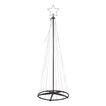 Markslöjd 706329 - LED väljas kasutatav jõulukaunistus ABETO 200xLED/2,7W/230V 2m IP44 must