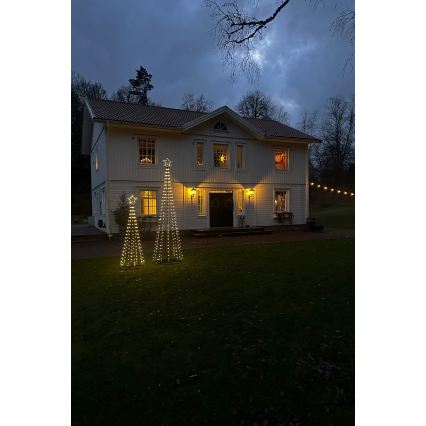 Markslöjd 706330 - LED väline jõulukaunistus ABETO 380xLED/3,6W/230V 3m IP44 must