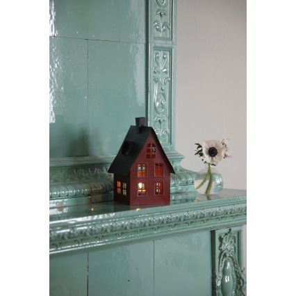 Markslöjd 706367 - LED jõulukaunistus LUTON LED/0,1W/1xCR2032 punane/must