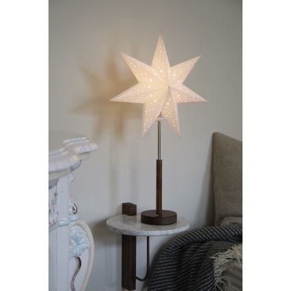 Markslöjd 706493 - LED Laetav jõulukaunistus NOELLA LED/0,5W/3,7V 2000 mAh pruun/valge