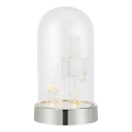 Markslöjd 706526 - LED Jõulukaunistus ISLA LED/0,12W/3xAA läikiv kroom/pähklipureja