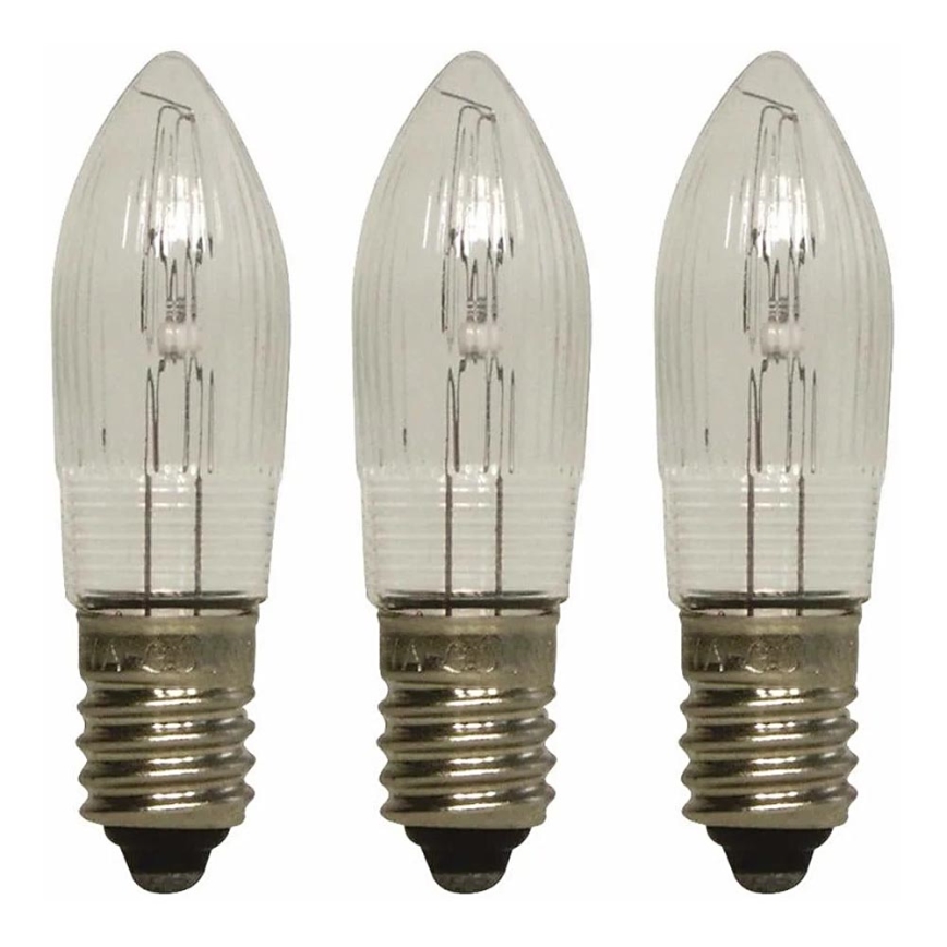 Markslöjd 8264 - KOMPLEKT 3x Tööstuslik Jõuluteemaline pirn TOPPLAMPA E10/3W/55V